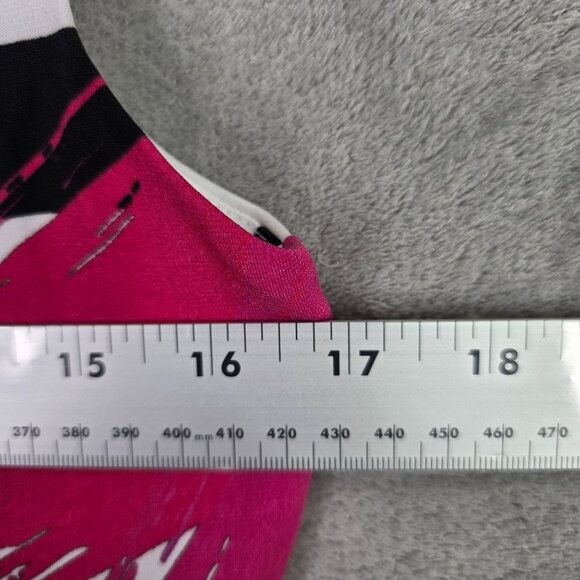 Womens Frank Lyman Multicolor Striped Sleeveless Sheath Dress Polyester Size 6 - Picture 6 of 8